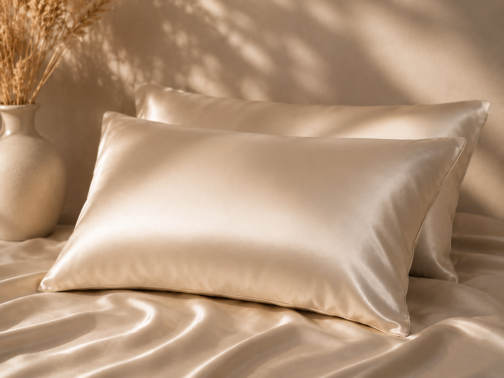 Silky Satin Pillowcase - Champagne