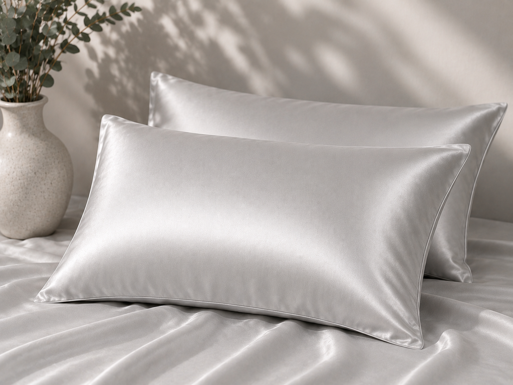 Silky Satin Pillowcase - Ivory Pearl