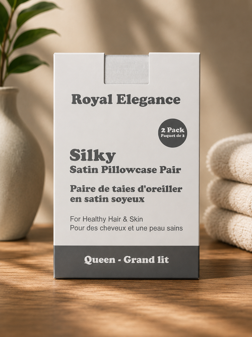 Silky Satin Pillowcase - Ivory Pearl