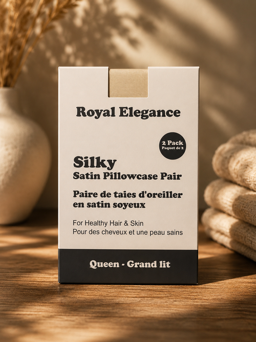 Silky Satin Pillowcase - Champagne